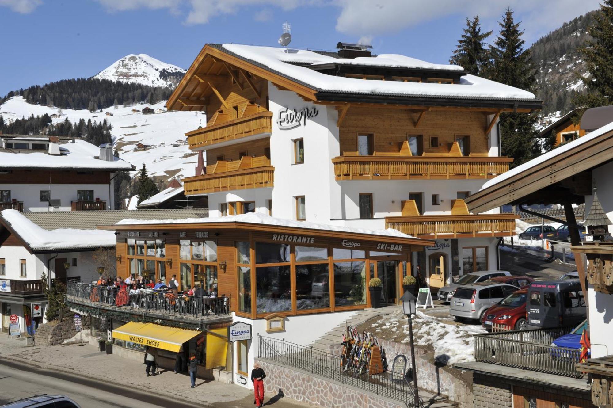 Hotel Europa Dolomites Wolkenstein in Gröden Exterior foto